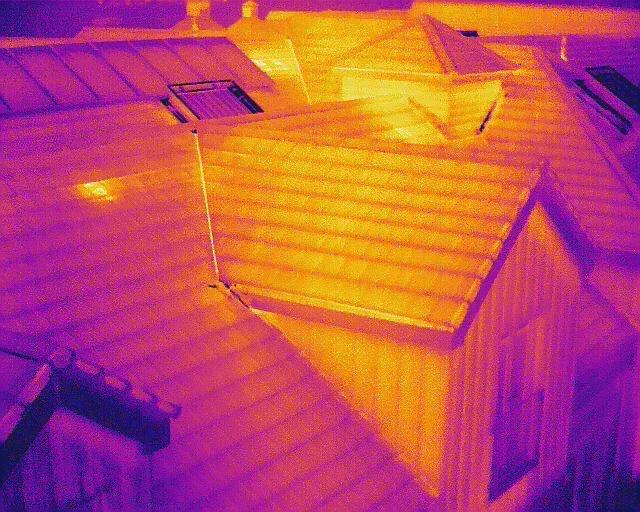 Thermal Imaging Roof Survey Image Camberley
